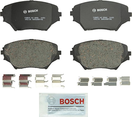 Bosch BP862 QuietCast Premium Semi-Metallic Disc Brake Pad Set For 2001-2005 Toyota RAV4; Front