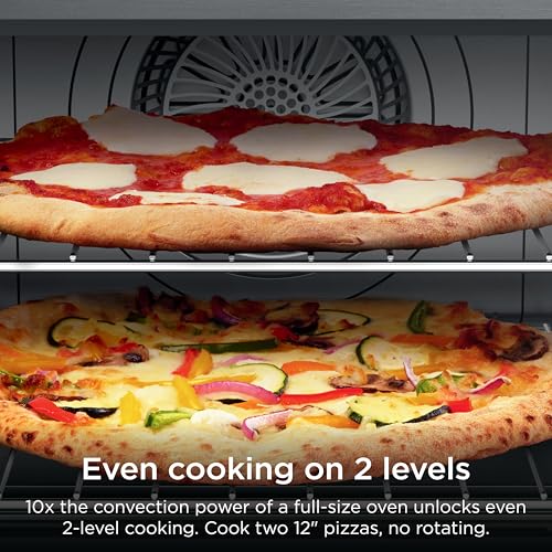 Ninja Air Fryer & Toaster Oven Combo | 10-in-1 Prestige Smart XL Countertop Oven | Bake up to 20 Cookies, Fit up to a 12lb Turkey | Pizza, Toast, Bake, Dehydrate | 1800 Watt | Stainless Steel | DT501​ - Image 2