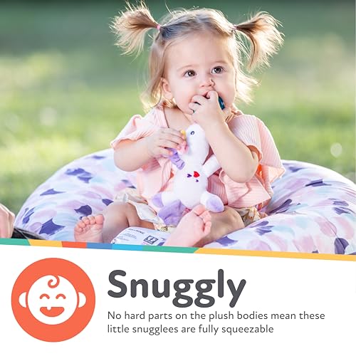 Image of Nuby Calming Natural Flex Snuggleez Pacifier with Plush Combo Set for Cuddling with Comfort, Alligator