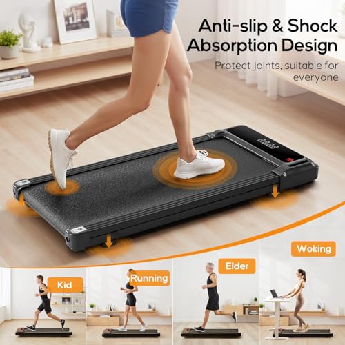 Aidoly Foldable Under-Desk Walking Pad with Remote & LED Display — view 7