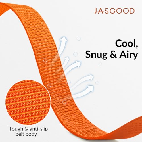 Image of JASGOOD Nylon Canvas Breathable Military Tactical Men Waist Belt With Plastic Buckle