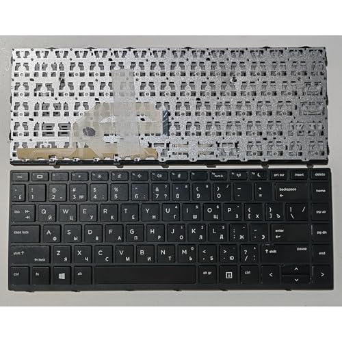 Clavier pour HP ProBook X360 440 G1 ZHAN 66 Pro pièce de rechange L28406-001 cadre noir