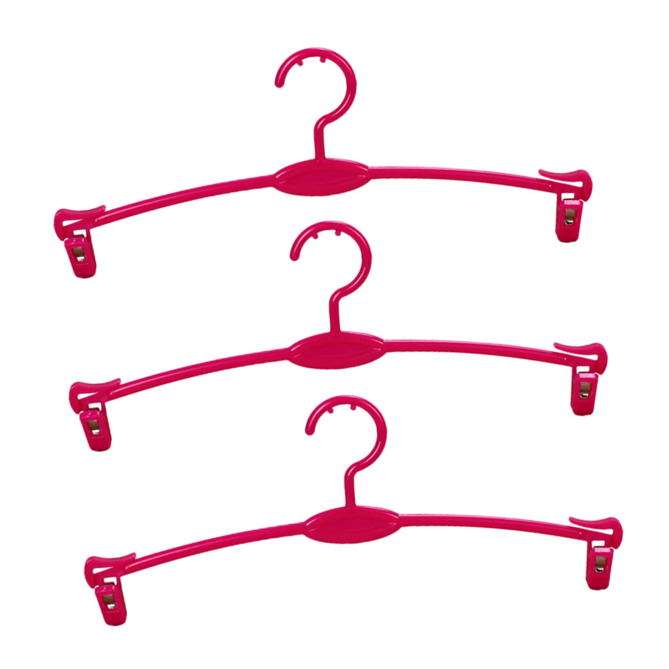 Unomor 15pcs Coat Hanger Sweater Drying Rack Hangers for Skirts Clothes Hangers Elegant Hangers Panties Hanger Clothes Rack Clothes Clips Skirt Hangers Laundry Drying Rack Rosy