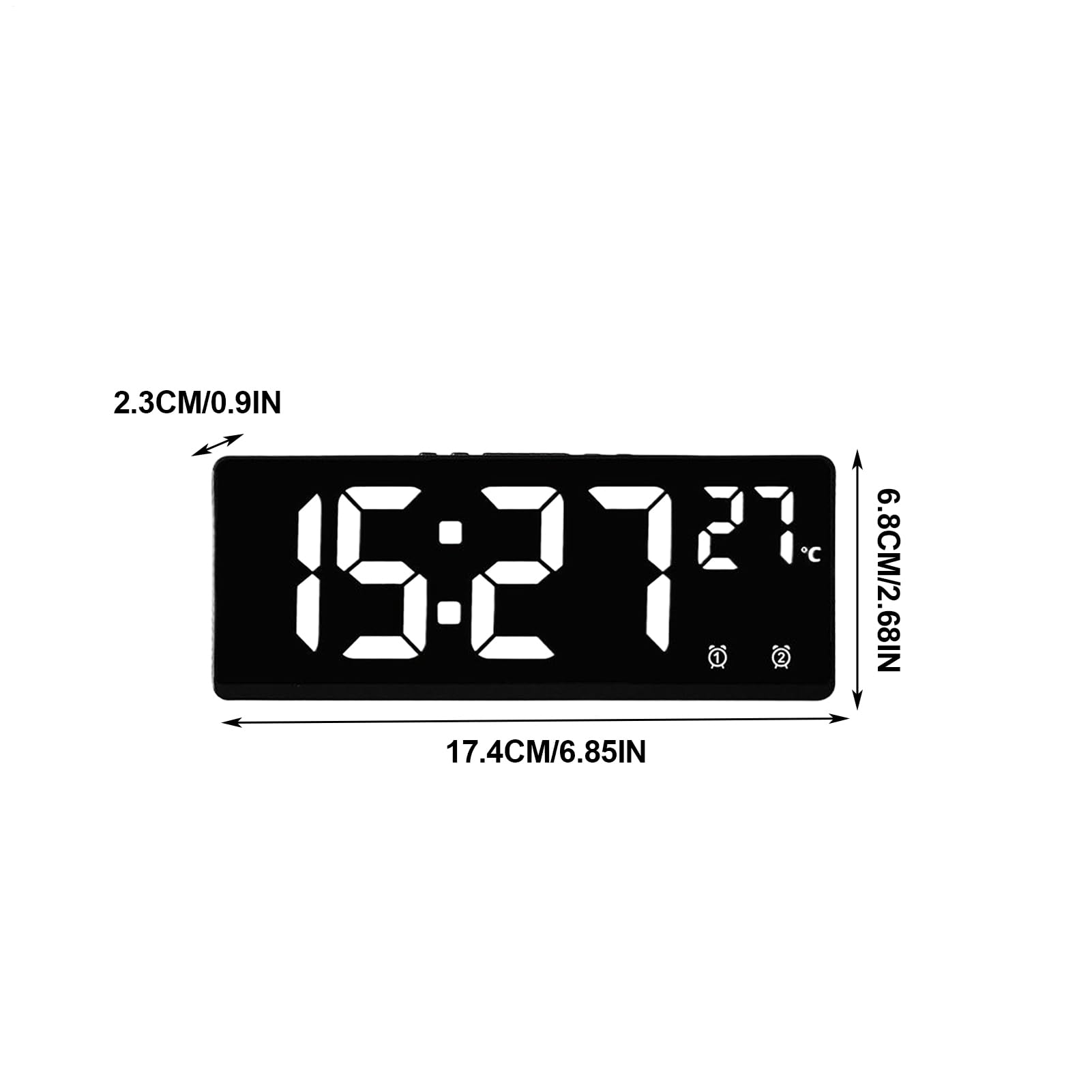 Sveglie Per Camera Da Orologio Gadget Cool Display Temperatura Sonno