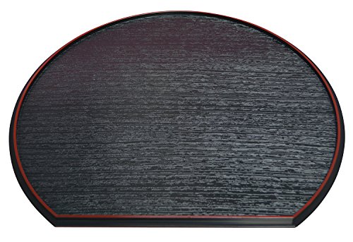 紀州漆器 角田清兵衛商店 半月盆 36p お盆 トレー リバーシブル おもてなし用 来客用 単品