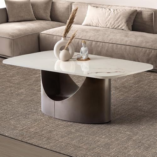 Image of Wakefit Center Table | 1 Yr Warranty | Coffee Table for Living Room Wooden, Tea Table for Living Room Wooden, Sofa Table, Free Installation from Brand, Modern Multi-Functional & Wobble-Free(Colmbian)