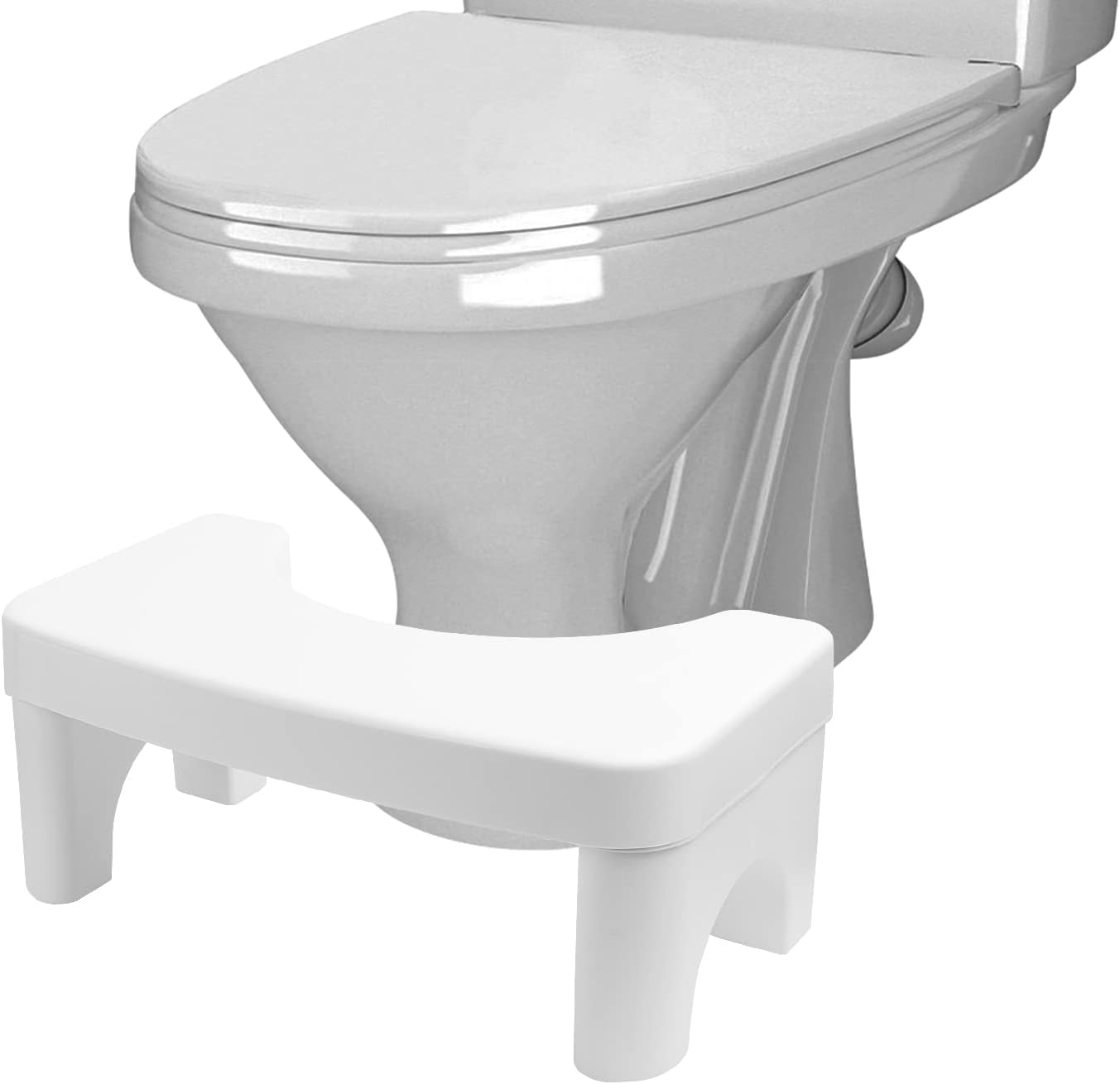 Squatting Toilet Stool, BIILM 7 Inch Potty Bathroom Poop