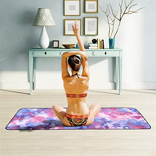 YunZyun Yoga Mat, 72"X24" Microfiber Yoga Mat, Yoga Towel Ultra Absorbent Soft-Perfect Microfiber