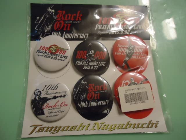 Amazon | 長渕剛オールナイトライブ富士山麓 缶バッジセット | バッジ