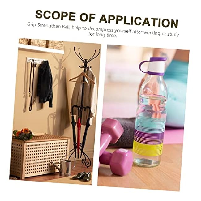 Heart Shaped PU Hand Grip Ball for Finger Strengthening Stress Relief Squeeze Therapy Trainer for Carpal Tunnel Rehabilitation and Hand Fitness