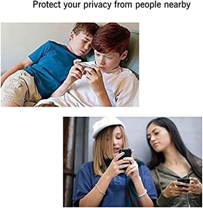 Image of ZENTARA Military-Grade Gorilla Privacy Tempered Glass Compatible For iPhone 13 PRO MAX /14 PLUS (BLACK) 9H Hardness, HD Clarity, Case Friendly, Easy Installation, Ultra Clear, Edge-to-Edge Protection, Scratch Resistant, Pack Of 1