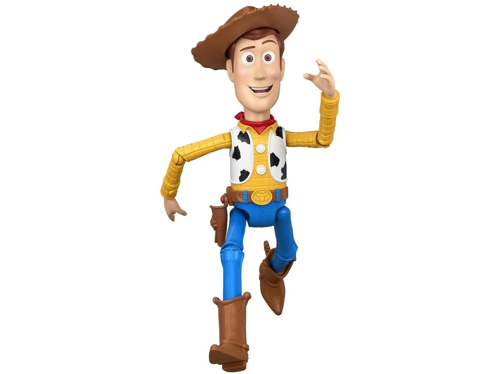 Mattel Disney und Pixar Toy Story 5 Woody Läufer | 30 cm große Actionfigur mit über 50 Sätzen und Geräuschen aus dem Film, authentisches Modell