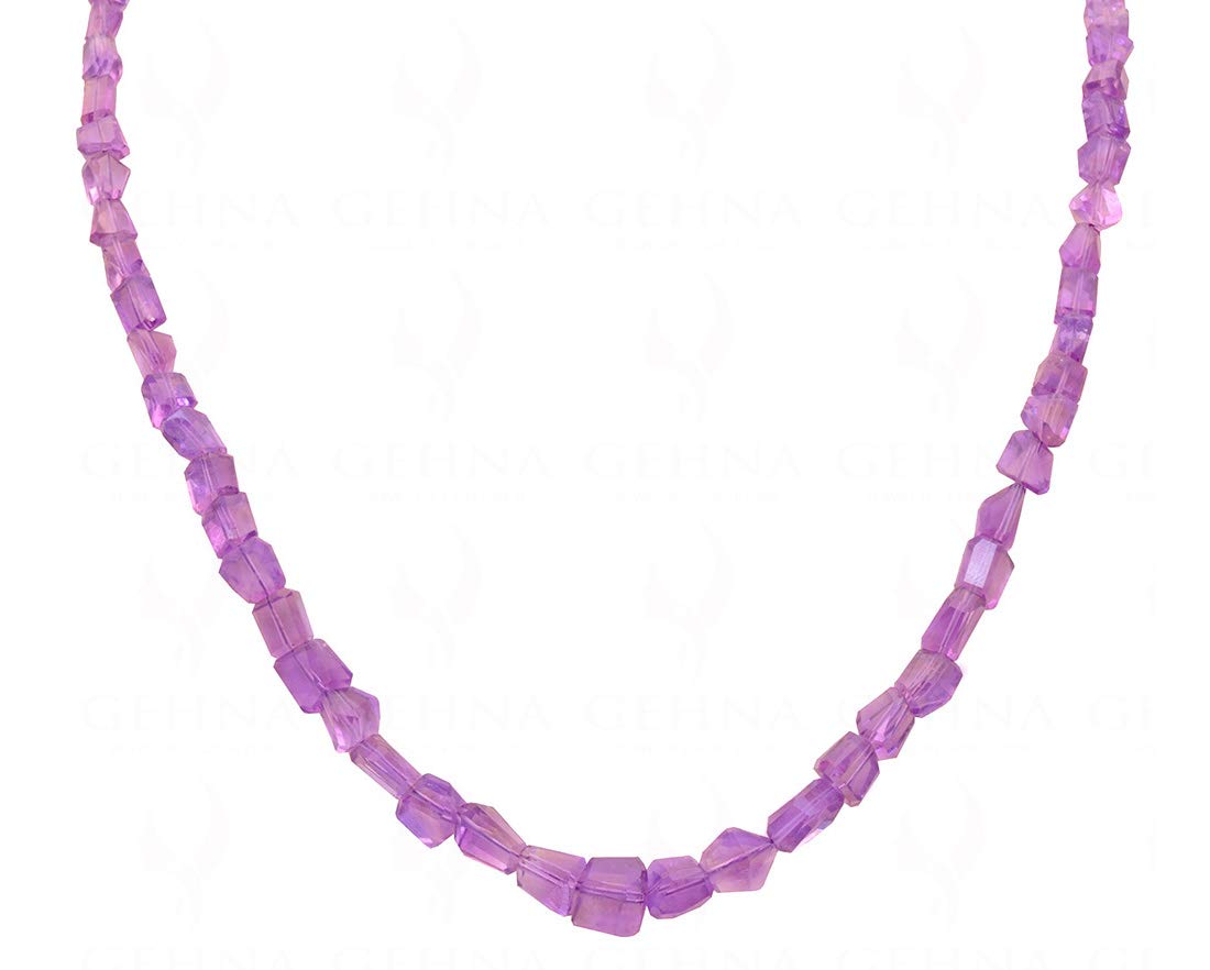 gehna Amethyst Gemstone Uneven Shaped Bead Strand-picture-28