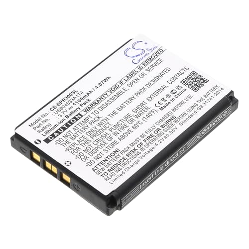 CS-SPR300SL Batteria 1100mAh compatibile con Angel Eye 550H per Eagle Eye Extreme HD per Spare H720 MiniDVR 3 per HoytTech HD1 per Koonlung HD609 KB-02 KB04 LS-02 LSQ-88 Mini DVR3