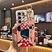 Lastma Case for Samsung Galaxy S26 Ultra with Ring Wrist Strap Stand Trendy Bling Cartoon IMD Soft Shockproof Protective Pretty Phone Case for Girls Women - Min