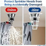 Happy Tree (4 Pack) White Fire Sprinkler Head Guard Cover for Both 1/2" & 3/4" Sprinkler Head 6" Deep Cage - Image 6
