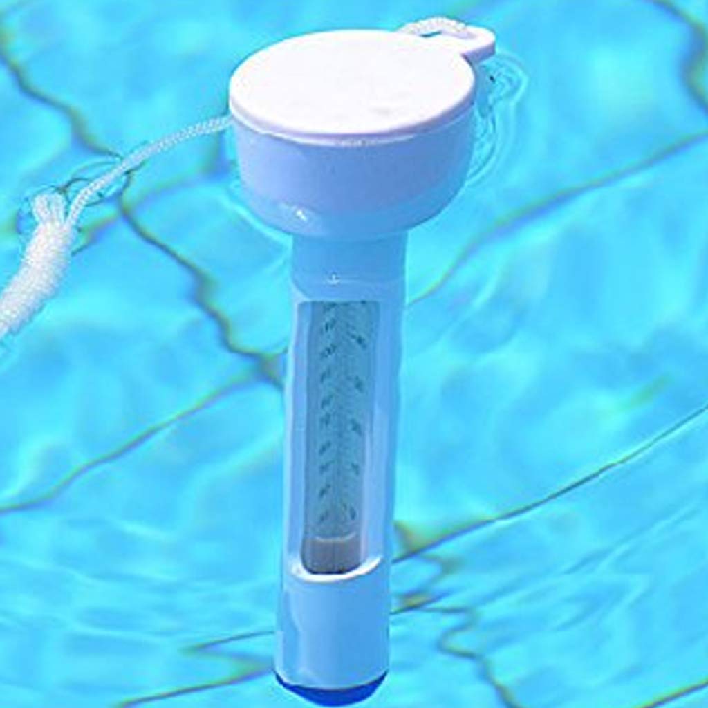 Portable Floating Digital Swimming Pool Thermometer - Easy Read Water Temperature for Outdoor Pools
