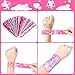 Thuodo 72 Pcs Valentines Day Slap Bracelets Wristbands Toys for Valentines Day Party Supplies Gifts for Kids Students Teens Adults Birthday Giveaways and Game Prizes School Supplies