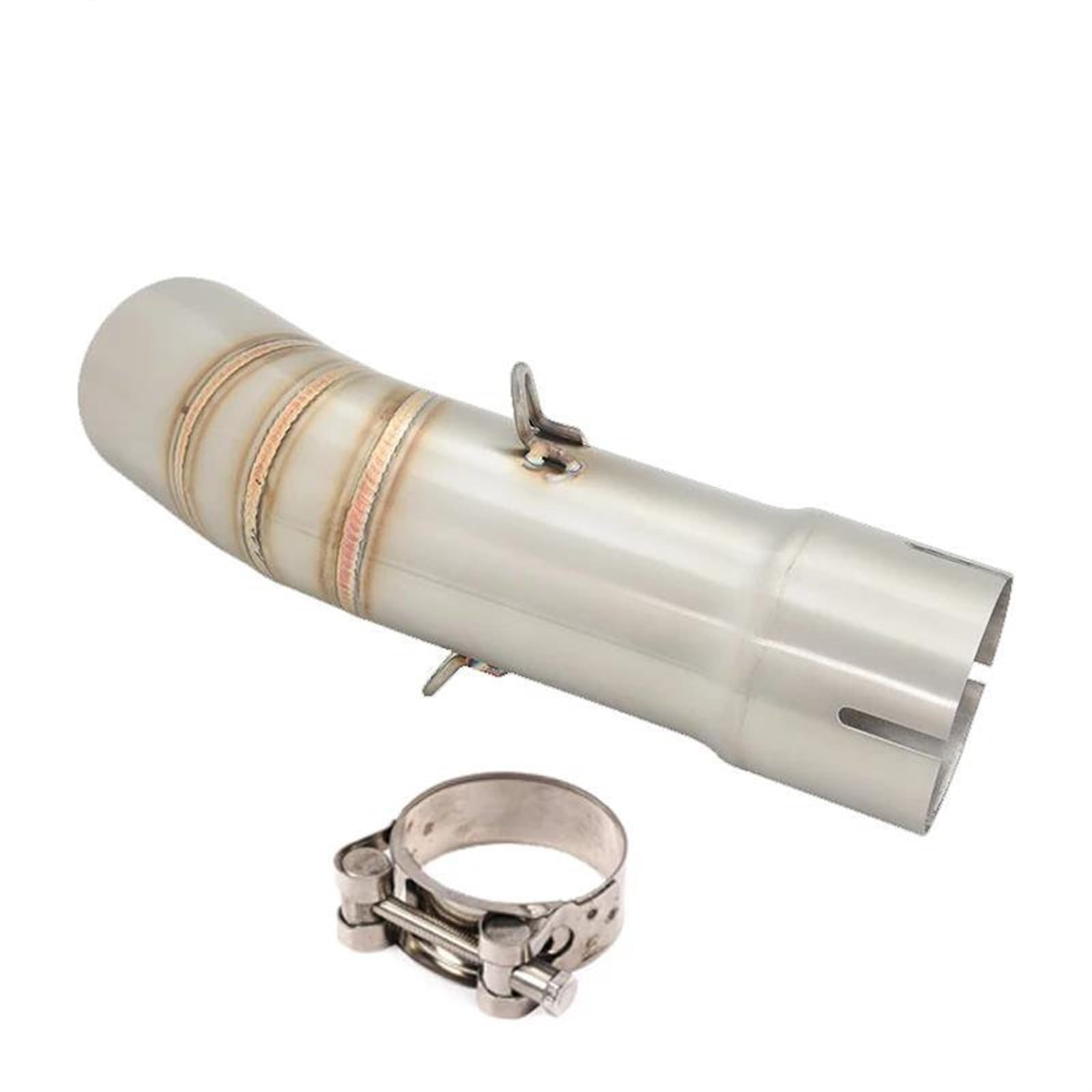 Genérico Silenciador De Escape Slip On para FZ8 para Fazer para FZ8N para FZ8S para FZ800 2010-2015 Escape Motocicleta Escape Moto Silenciador Modificado Tubo Enlace Medio Tubo de Escape