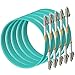 Fibergaga 5Pack-3M(10ft) OM3 Multimode Fiber LC to LC Patch Cable, 50/125µm 10G/40G, OD-2.0mm Fiber Optic Cable Duplex