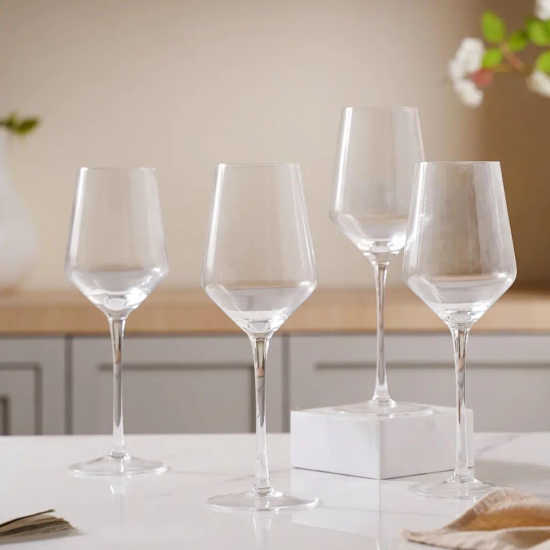 FORESTAMART Luxurious red Wine Glass Set of 4 (400 ml Each)