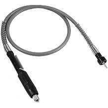 Flexible Flex Shaft, Drill Universal Extension Cable and Compatible Rotary Grinding Tool, Flexible Shank Drill Extension Accessory Tool M8. 3.2 mm