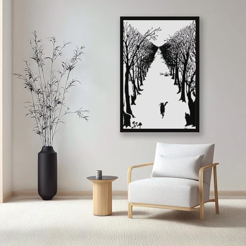Impression sur toile The Cat That Walked Kipling cadre suspendre déco murale