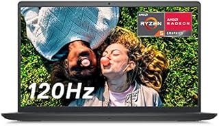Dell Inspiron 3525 15.6" FHD 120Hz Laptop, AMD Ryzen 5 5500U, 8GB RAM, 256GB SSD, Windows 11 Home (Carbon Black)