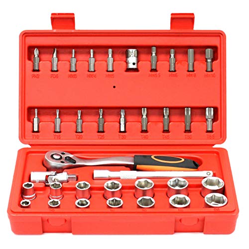 2 pack 36 pcs 3/8" Drive Metric Socket & Bit Set New miniatura 2