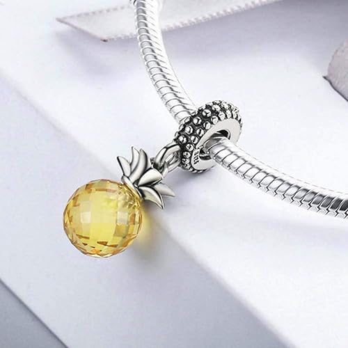 Miniatura 3 de Piña Encanto Plata De Ley 925Suerte Encanto Navidad Encanto Fruit Encanto para pandora pulsera