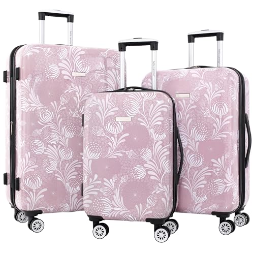 Image of Travelers Club Unisex Bella Caronia Deluxe 20 inch, 3 Piece, or 7 Piece Luggage & Travel Accessories Set Selva