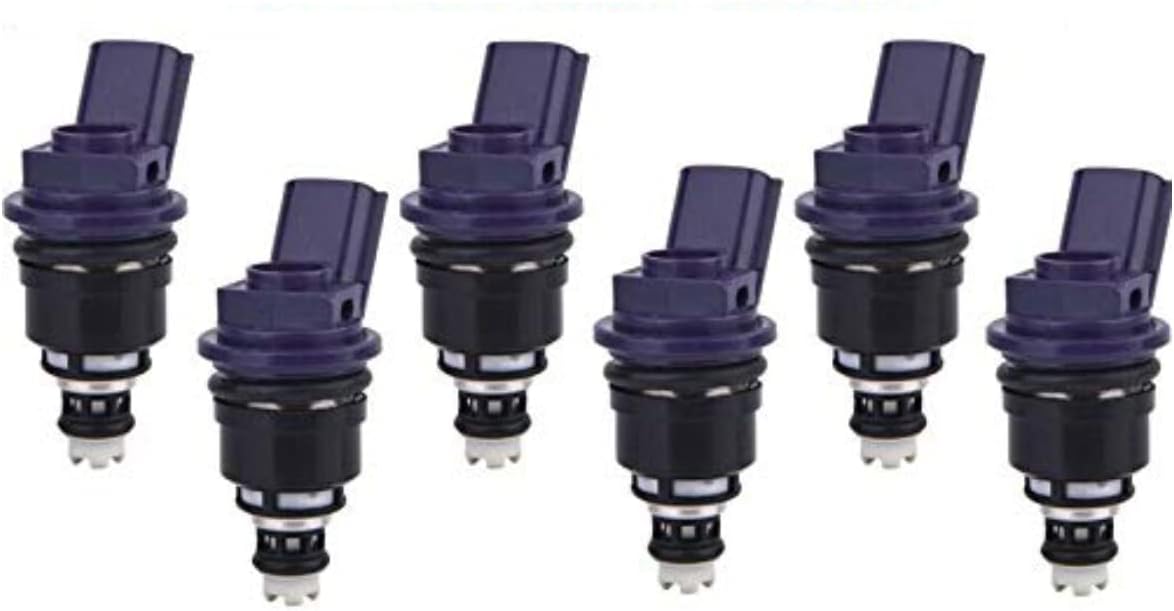 Set 6 1996 Fuel Injector 16600-21U01 For Nissan 300ZX V6 Turbo