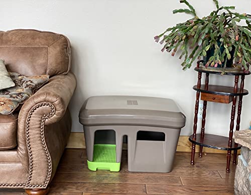 Arenero Cubierto para Gatos The Grate Litter Box 31x23x19 in miniatura 1