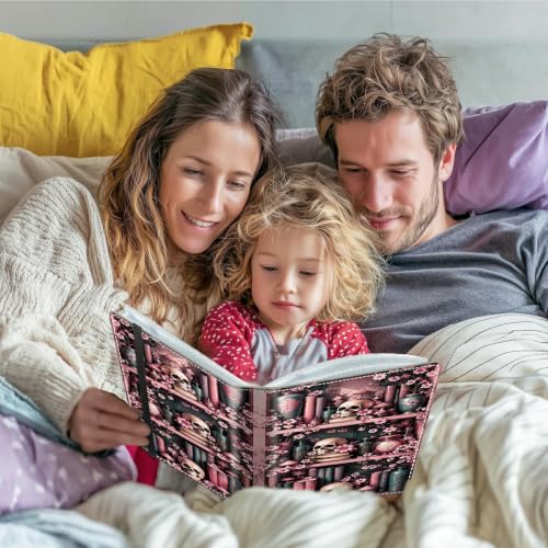 Image of Photo Album 4x6 120 Photos with Strong Elastic Band, Skull Bookshelf | Large Capacity Premium Leather Picture Album, Portable Wallet Albums Photo Book for Family Anniversaries Wedding Baby
