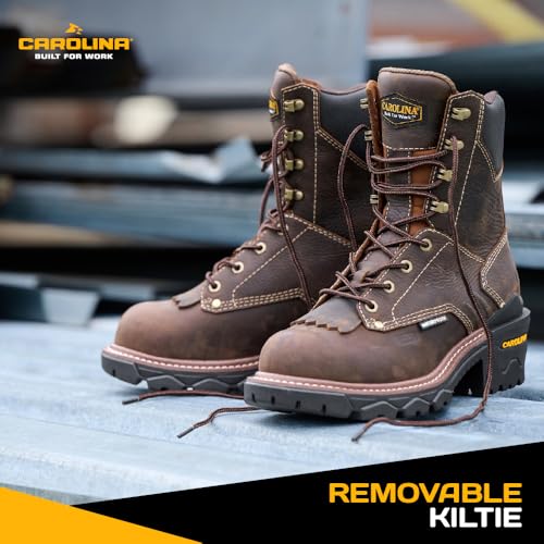 Carolina Cardinal Capacity 8" Waterproof Composite Toe Logger Work Boot for Men - Durable and Comfortable4