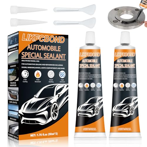 LIKFCBOND Colle pour Joint Voiture, Colle pour Vitres Voiture, Colle pour Carrosserie Noire, Colle pour Joint de Portiere Voiture, Colle Carrosserie pour...