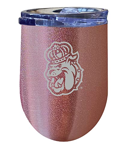 R and R Imports James Madison Dukes 12oz Laser Etched Insulated Wine Stainless Steel Tumbler Officially Licensed Collegiate Product