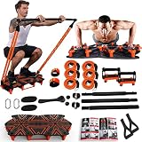 ELASMIN Liegestütze Brett 17 in 1 liegestützgriffe Abnehmbares Push Up Board Gym Fitnesssystem Set Trainingsständer für Körpertraining