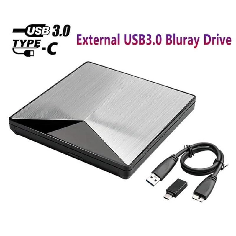 Odtwarzacz DVD, Napęd USB3.0 Zewnętrzna nagrywarka CD DVD Odtwarzacz typu C obsługuje 3D na komputerze stacjonarnym