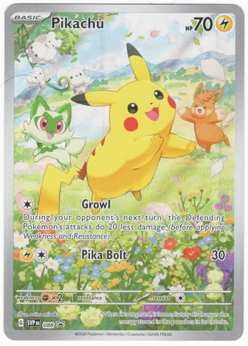 Pokemon – Pikachu SVP 088 – Paldean Collector’s Chest Promo – Scarlet Violet – SVP088