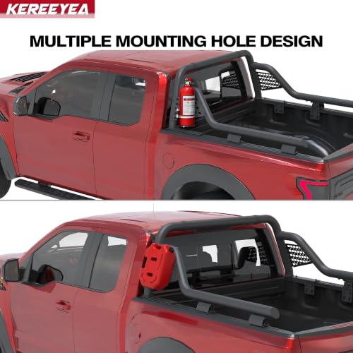 Image of Heavy-Duty Roll Bar for F-150 /F-250, Silverado 1500, Ram 1500 /2500, Sierra, Tundra - Alloy Steel Construction, Essential Truck Accessory for Enhanced Style & Functionality
