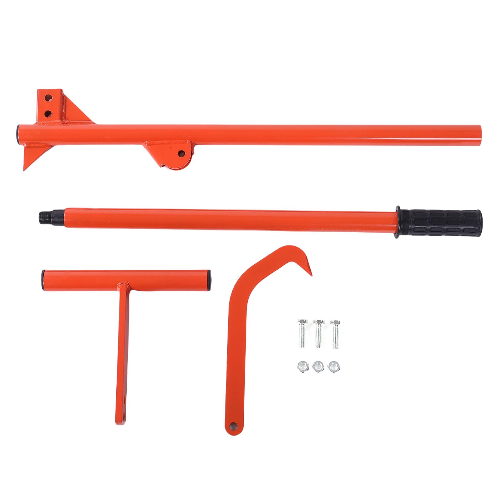 Kikumi Gancho Ajustable para Rodillo de Troncos, Herramienta Forestal de Acero Resistente con Empuñadura de Goma para Levantar y Rodar Troncos de hasta 38 Cm (15 pulgadas).
