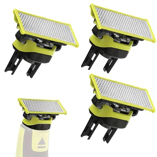 Lames de Rechange T-Blade compatibles avec les rasoirs Philips OneBlade – Acier Inoxydable,...