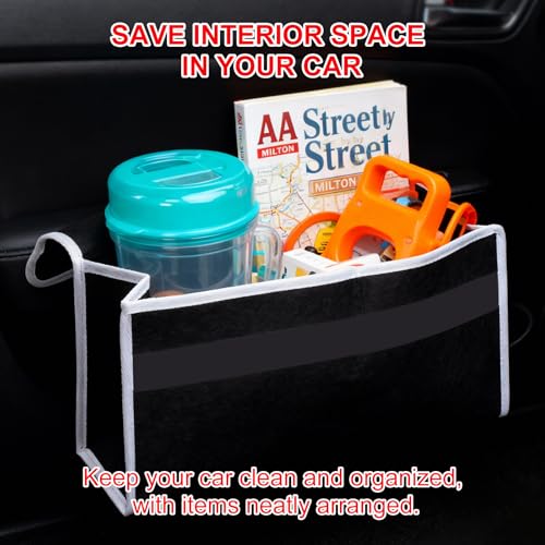 GZRXIOUS Kofferraum Organizer Auto Kofferraumtasche, Faltbare Auto Aufbewahrungstasche Filz mit Klettverschluss, Rutschfest Stabil, Große Kofferraumtasche Klappdeckel, Universal Autotasche Organizer