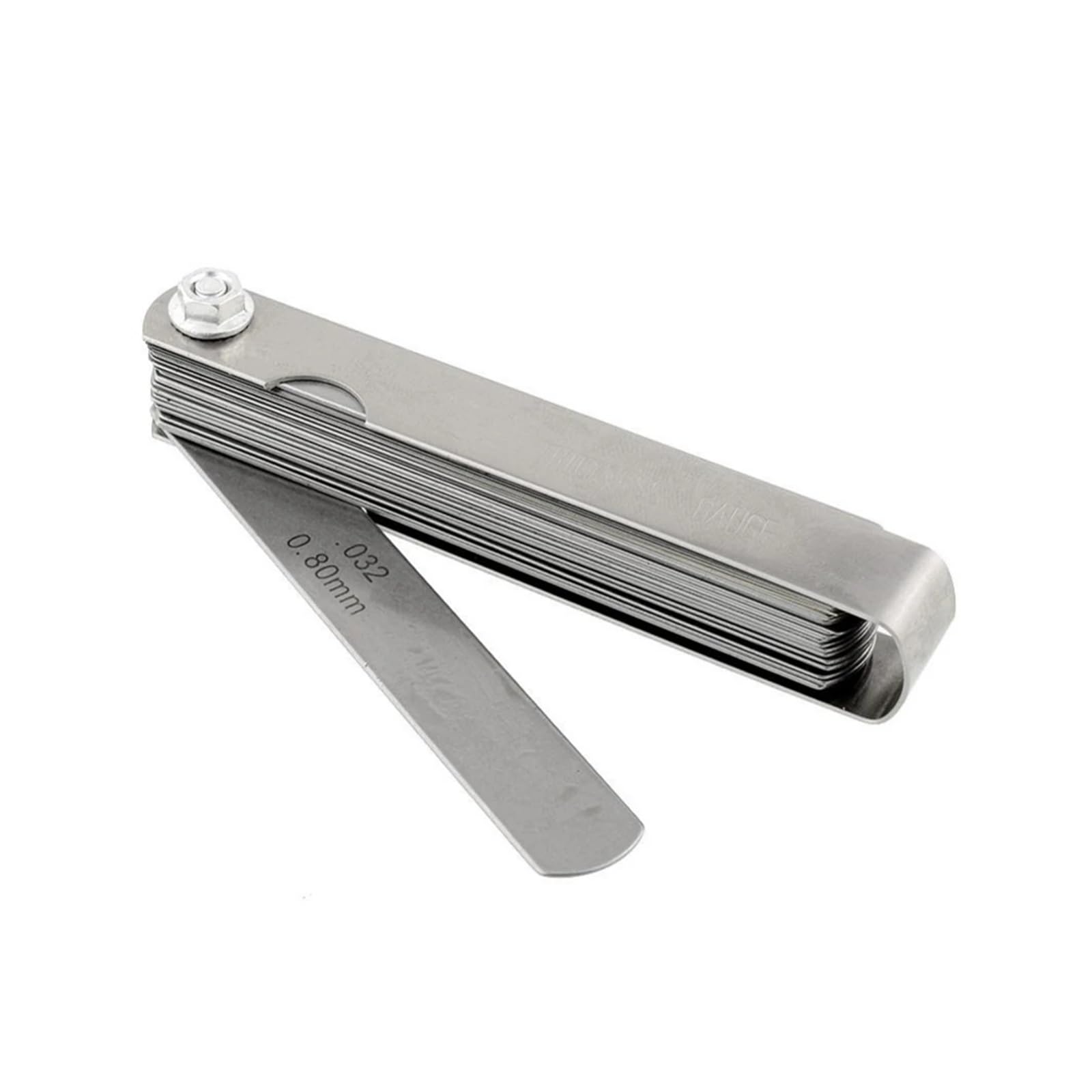 Feeler Gauges, 32 Blades Combination Feeler Gauge Metric 0.04-0.88mm Thickness Measuring Tools
