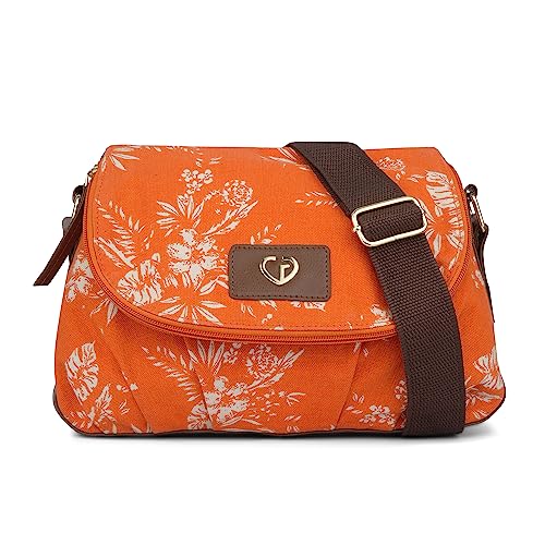 Caprese womens KENDALL SB Small ORANGE Sling Bag