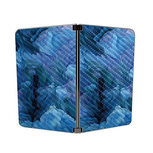 Image of MIGHTY SKINS MightySkins Carbon Fiber Skin for Microsoft Surface Duo - Typhoon | Protective, Durable Textured Carbon Fiber Finish | Easy to Apply, Remove, and Change Styles | Made in The USA