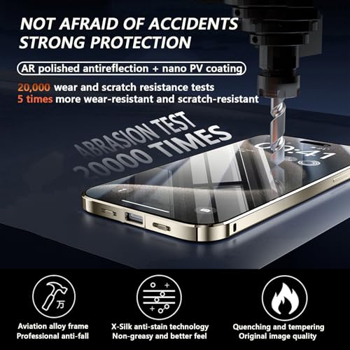 Coque Anti-Peep iPhone 15 Pro Max verre magnétique pour vos trajets en métro - 3