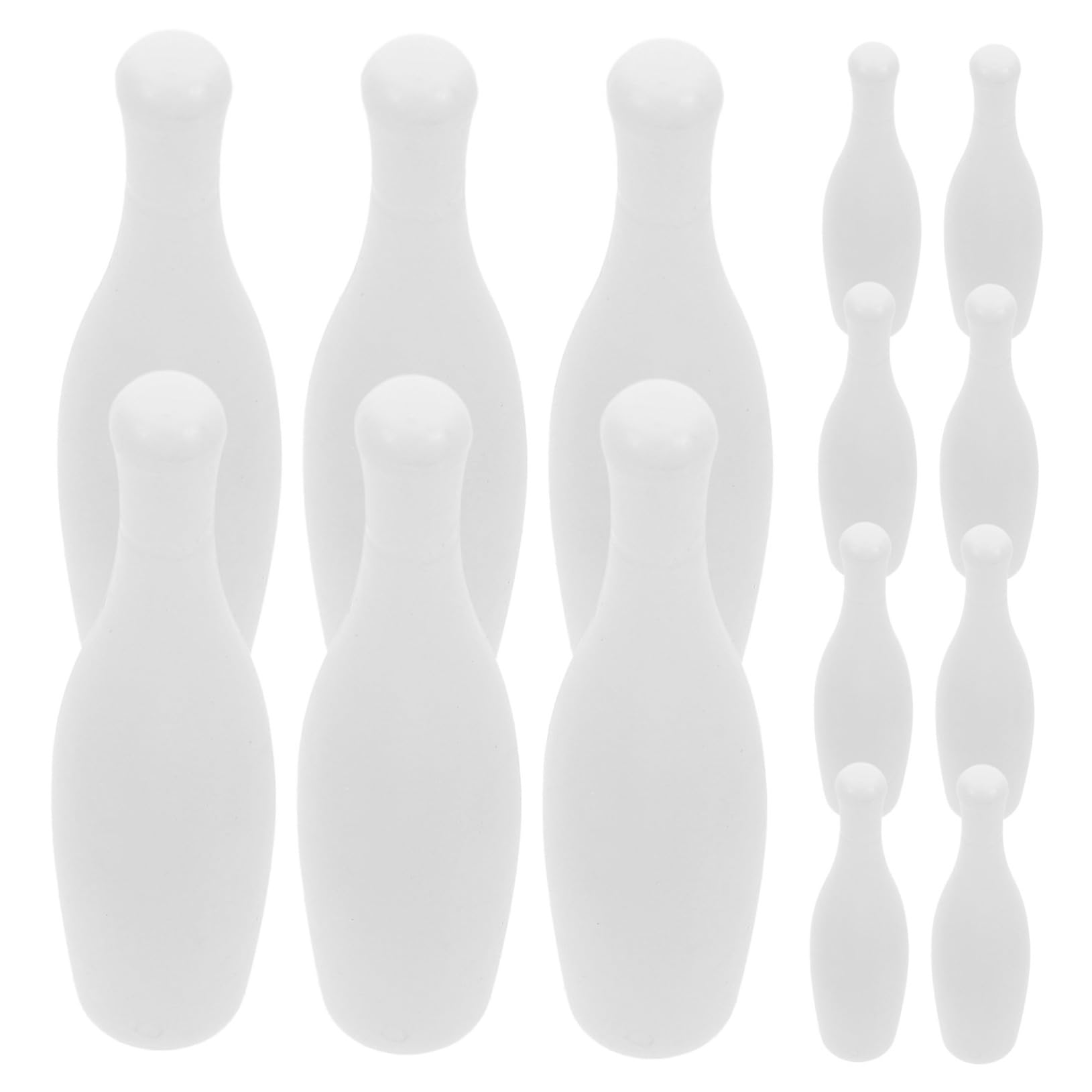 COSMEVIVI 20pcs Mini Bowling Balls for Desk Bowling Game Replacement Accessories HIPS Material for Indoor Fun with Family and Friends