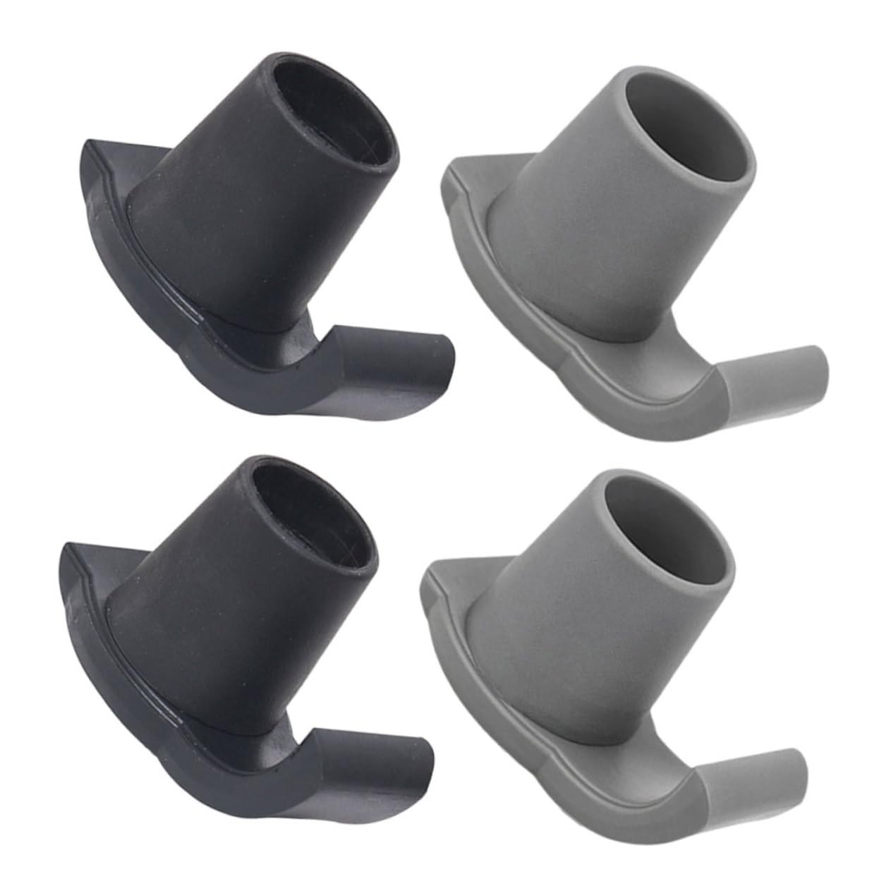 KOMBIUDA 4pcs Anti-Slip Walker Skis Walker Pads for Walker Feet Small Walker Sliders Walker Ski Glides Drive Walkers Replacement Parts Elderly Walker Ski Glides Walker Parts